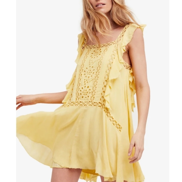 Urban Outfitters Free People Priscilla Mini Dress - Picture 2 of 7